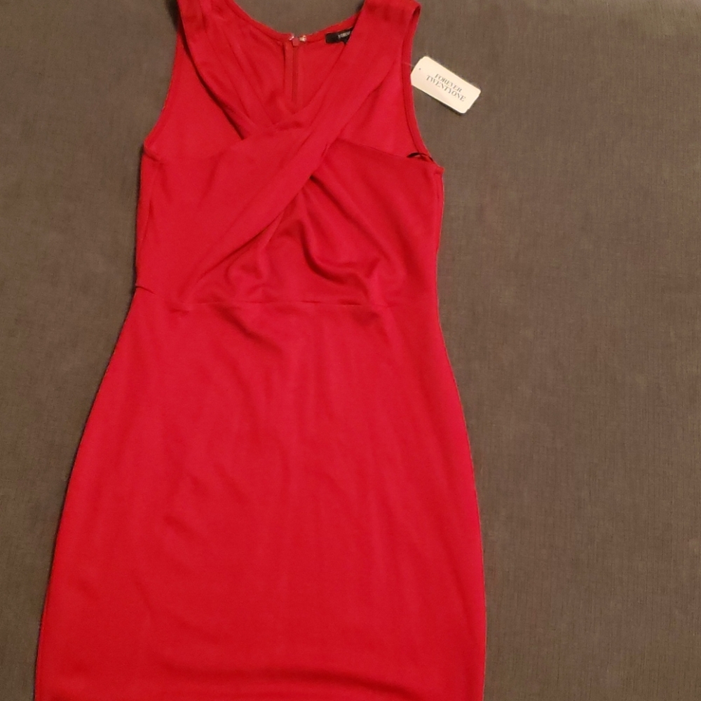 Red cocktail dress from Forever 21